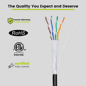 Unshielded Direct Burial Cat5e Ethernet Cable | trueCABLE