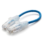 Cat6 28AWG Ethernet Patch Cable - Unshielded - Blue - 6in