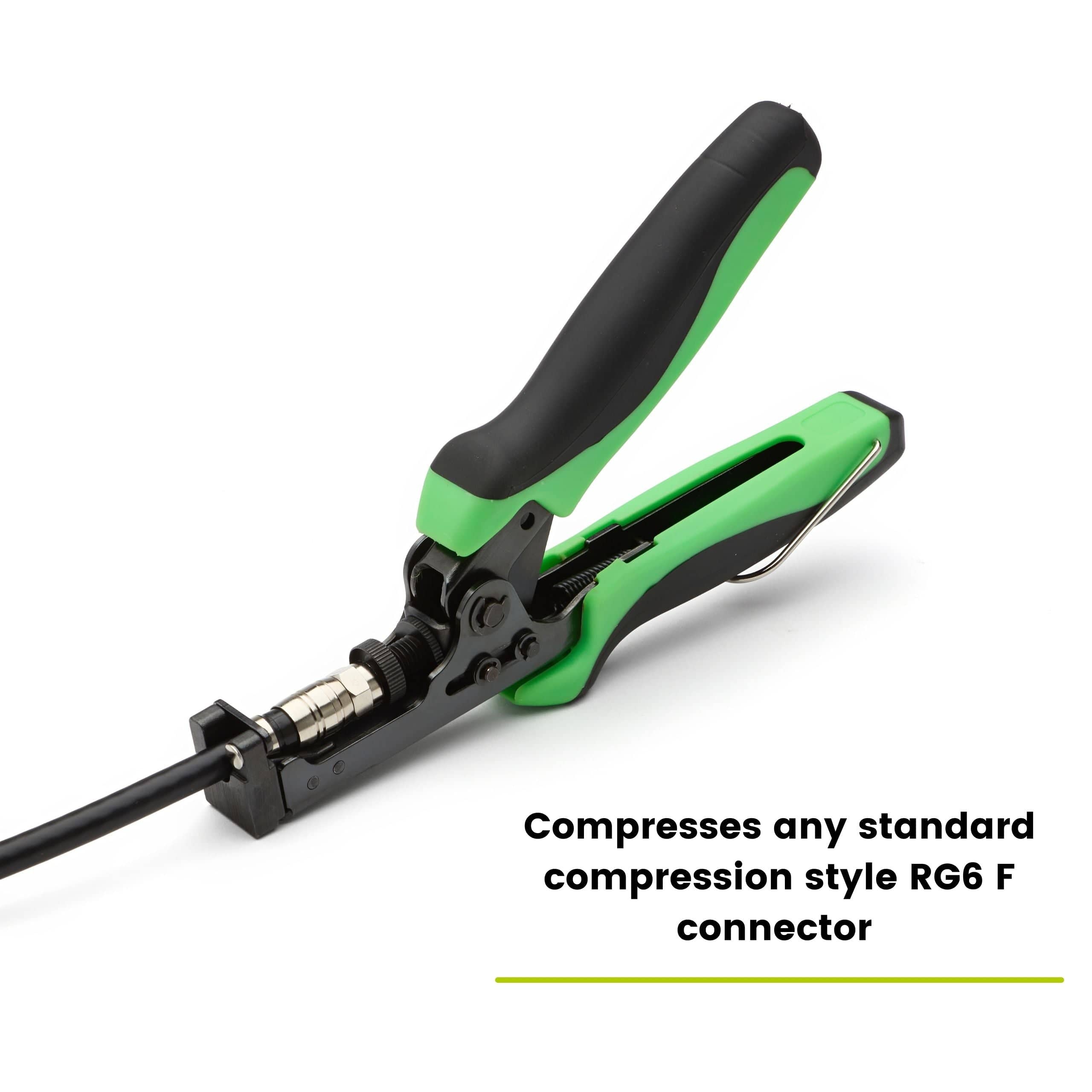 Compression Tool Non Adjustable Crimper F Type PPC Connector RG59 RG6  Coaxial