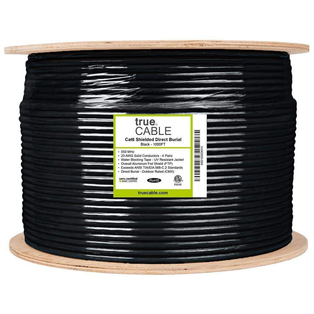 Direct Burial Shielded Cat6 Ethernet Cable | trueCABLE