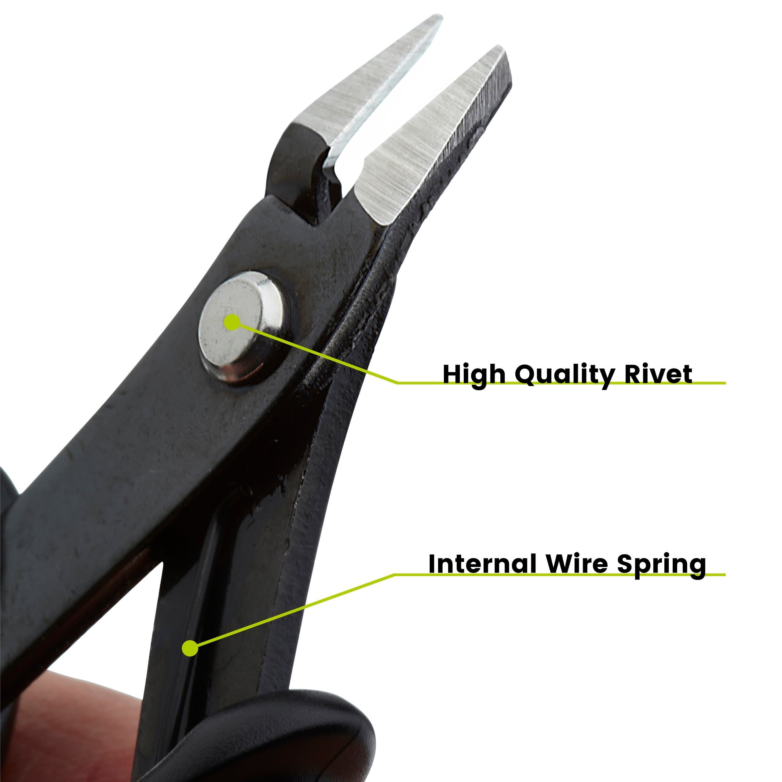 Hareline Super Flush Cutter Pliers with Wire Catcher